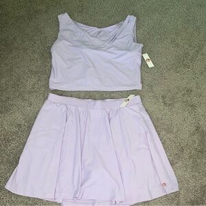 Honey Mark Basil Swim Top & Sugar Skort SZ. 2XL & 3XL in Lilac NWT